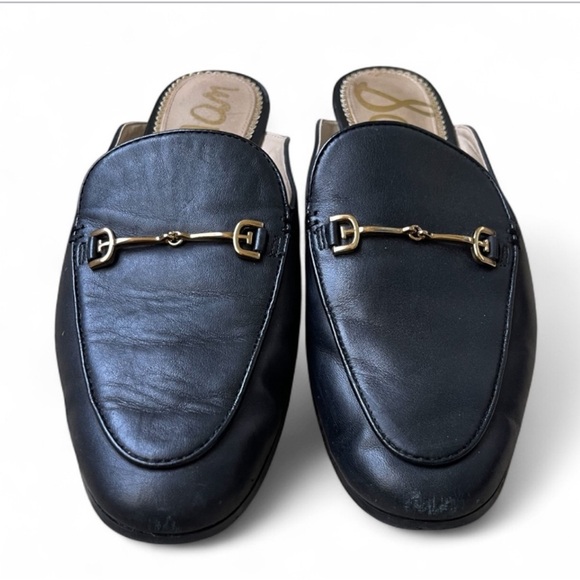 Sam Edelman Classic Black Leather Loafers - Picture 6 of 8